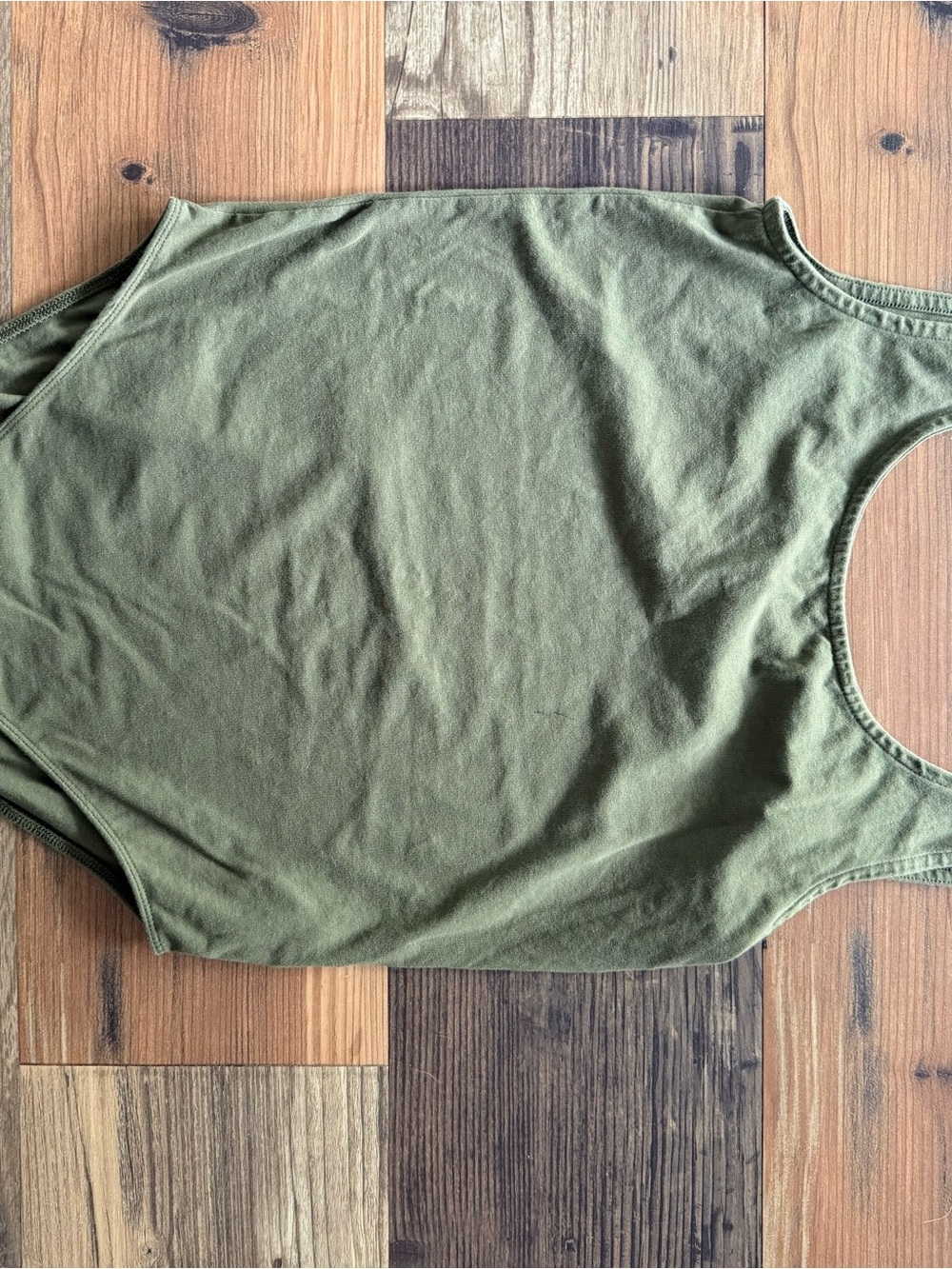 GAP Olive Green Ribbed Tank Bodysuit
